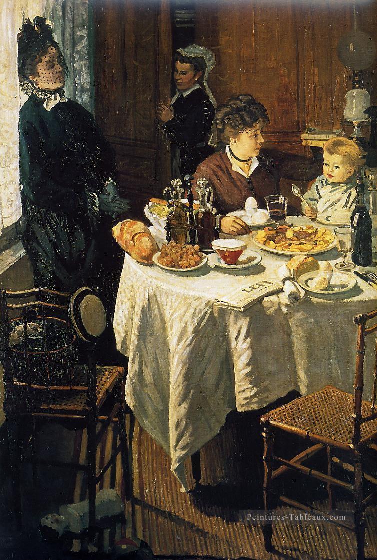 Le déjeuner Claude Monet Peintures à l'huile